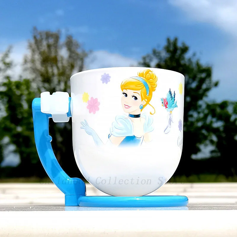 Disney Princess Beauty and the Beast Belle Frozen Elsa Cinderella The Little Mermaid Ariel Action Figure Toy Washing Cup Gifts