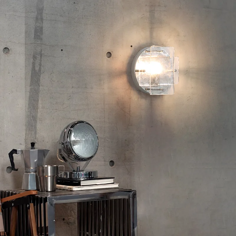 ice-glass-wall-light-chrome-metal-base-g9-bulb-hotel-living-room-bedroom-stairs-aisle-bathroom-sconce