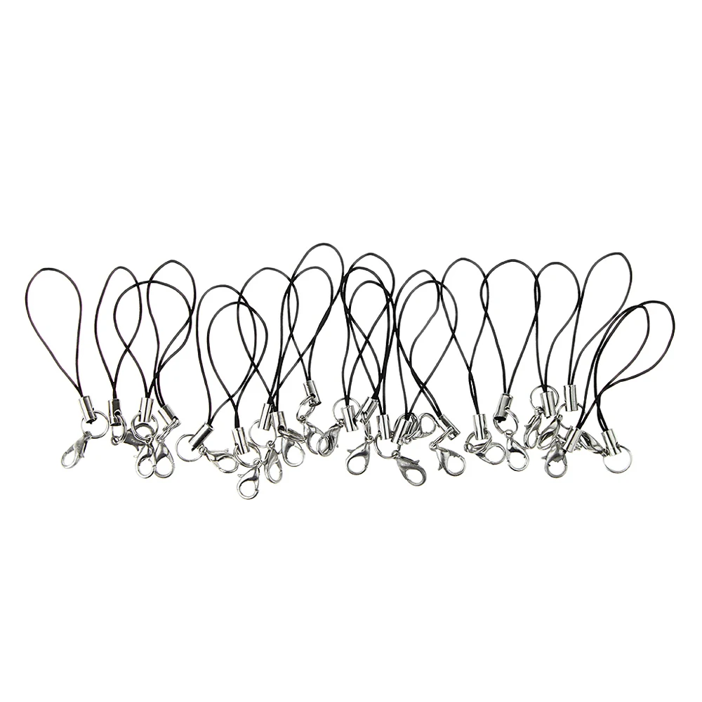 

Lobster Clasp Anti-Lost Key Ring Pendant Handmade Materials Mobile Phone Mobile Phone Strap Hang Rope Jewelry Making