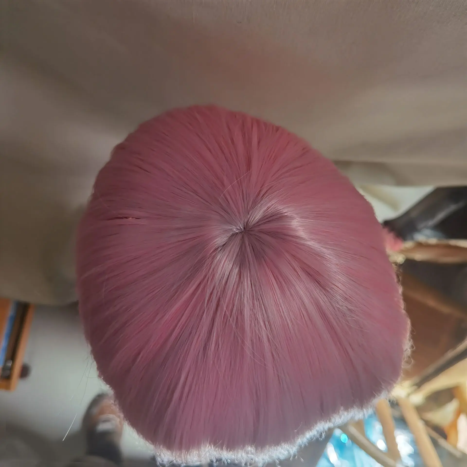 Perruques Courtes Droites Roses pour Cosplay, Costume Haikyuu pour Hommes, Anime Harlot Sakura, Perruques de Cheveux de ixDouces