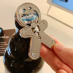 Stainless Steel Magnetic Bottle Opener Fridge Soda Glass Cap Remover Kitchen Metal Beer Bar Tool