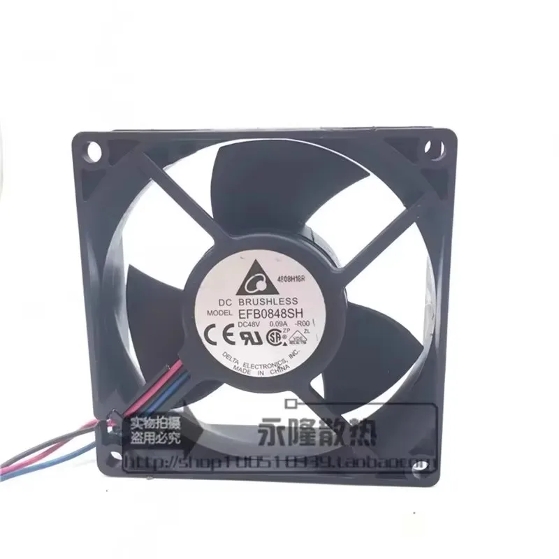 

Оригинальный вентилятор охлаждения сервера EFB0848SH 80*80*25 мм, 48 В, 0,09 А, 8 см, с двойным шарикоподшипником, для преобразователей частоты