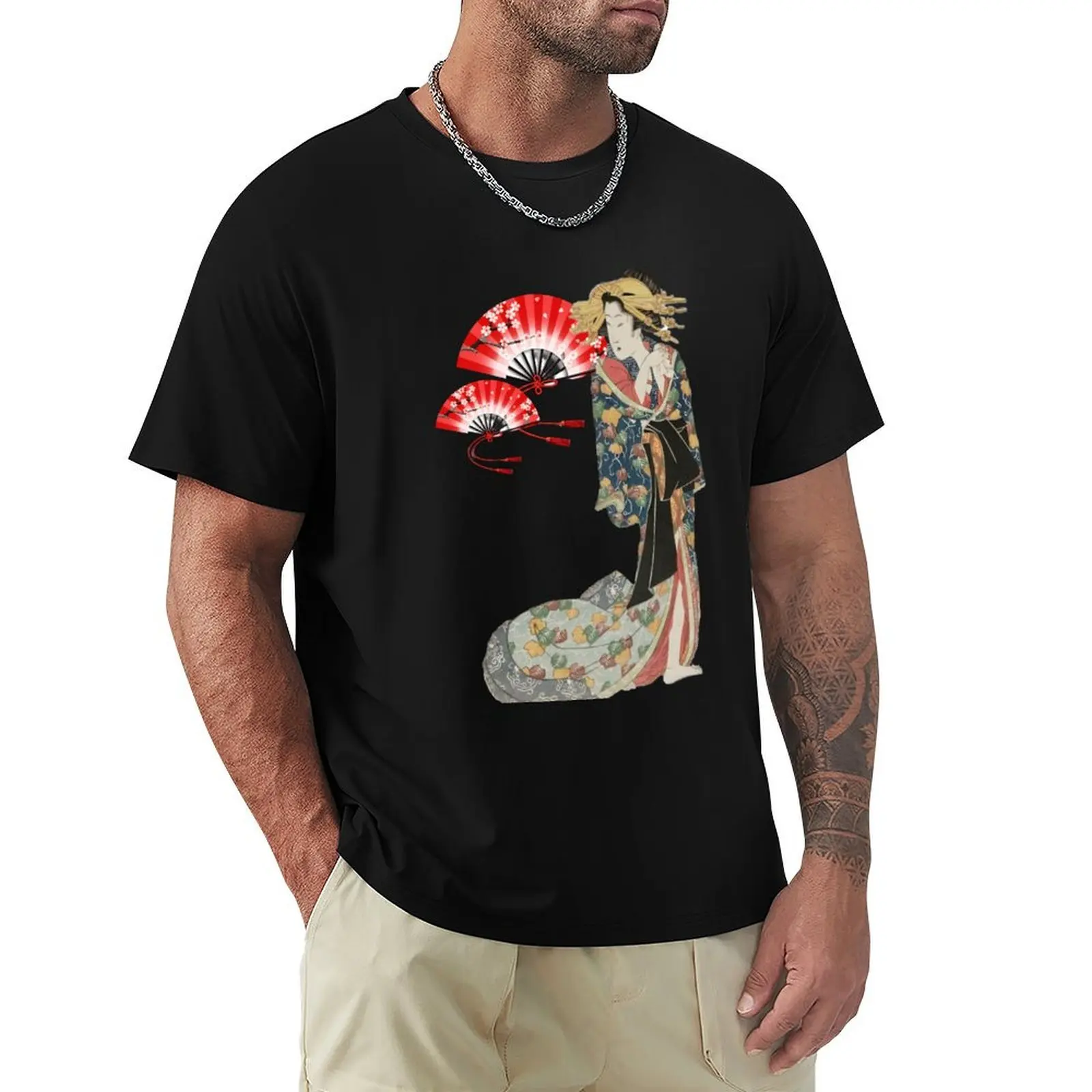 La camiseta Tayu, informal, de manga corta para vacaciones.