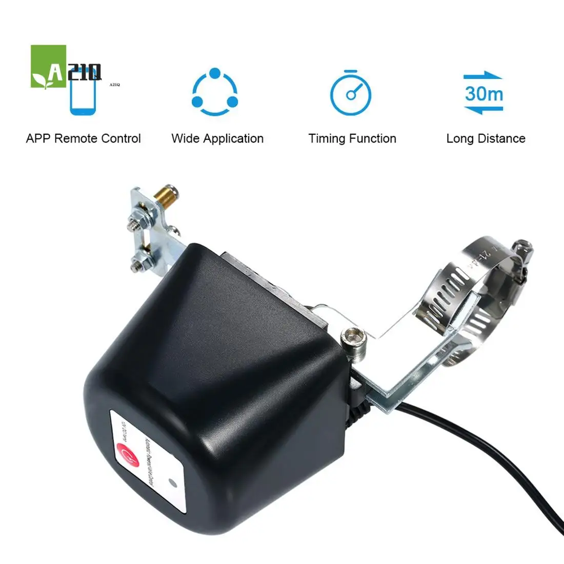 

A21Q -Tuya Smart Wifi Water Valve Gas Valve Bluetooth Timer Garden Smart Faucet For Alexa Google Assistant Smartlife EU Plug