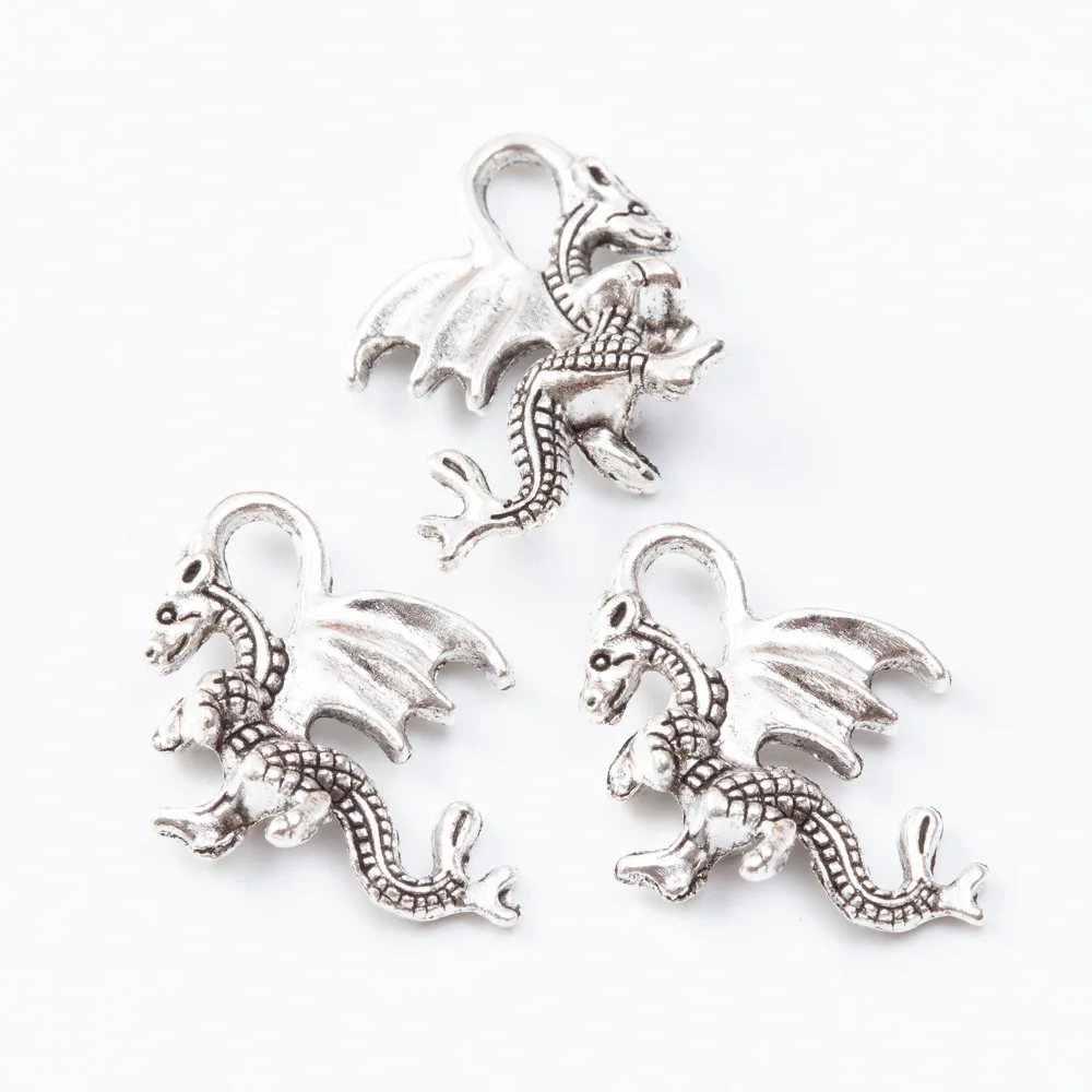 10pc 21x15mm Tibetan Silver Alloy Charm pterosaur Pendant EF3828