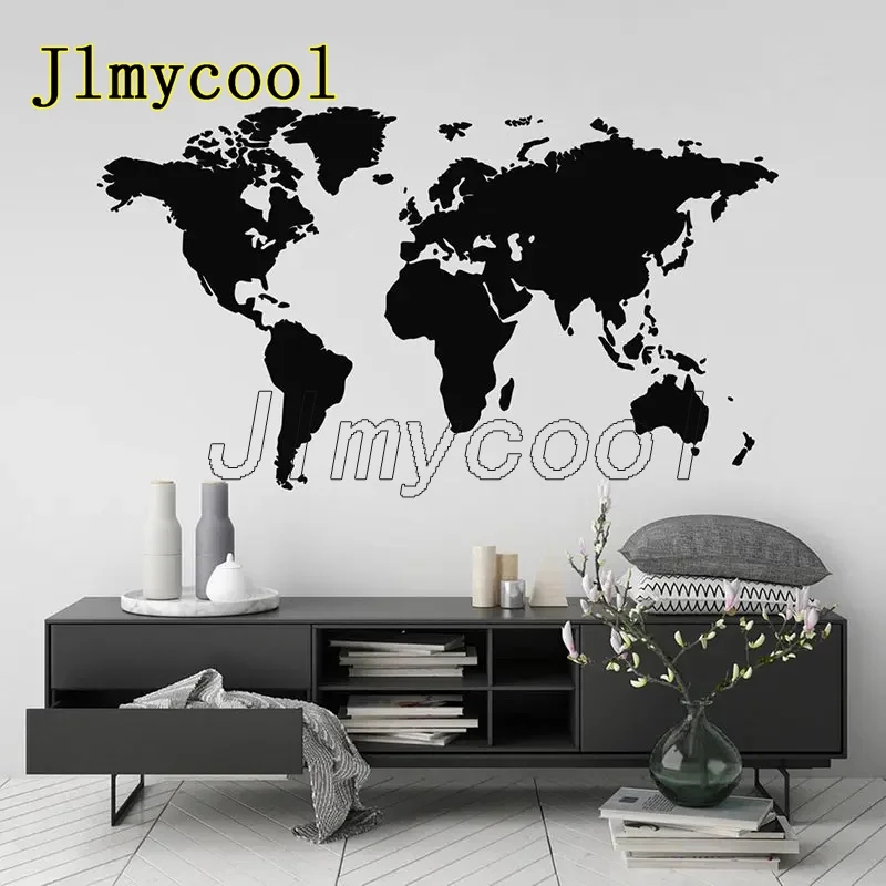 

Современный домашний декор, карта мира, стикер на стену, виниловый дизайн интерьера, спальня, гостиная, карта мира, наклейка на стену, съемная S144