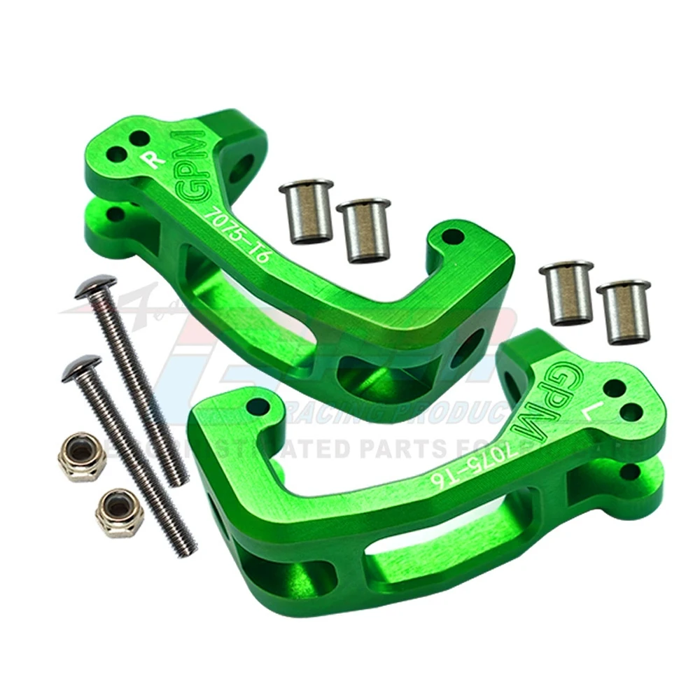 GPM Metal Aluminium Alloy Front Caster Blocks C Hub 9532 for Traxxas 1/8 Sledge 6S 95076-4 Monster Truck RC Car Upgrade Parts