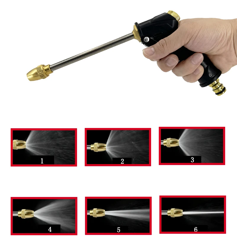 1 قطعة البستنة الجديدة توسيع ماجيك انبوب ماء ، ارتفاع ضغط غسيل السيارات وتنظيف مدفع المياه ، حديقة سقي الأنابيب لوازم #5