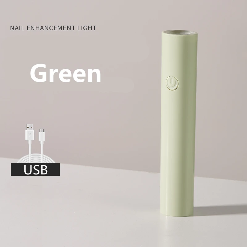 휴대용 살롱 빠른 건조 USB 네일 드라이어 기계, 가정용 광선 요법 도구, 전문 UV LED 네일 램프, 미니 손전등 펜