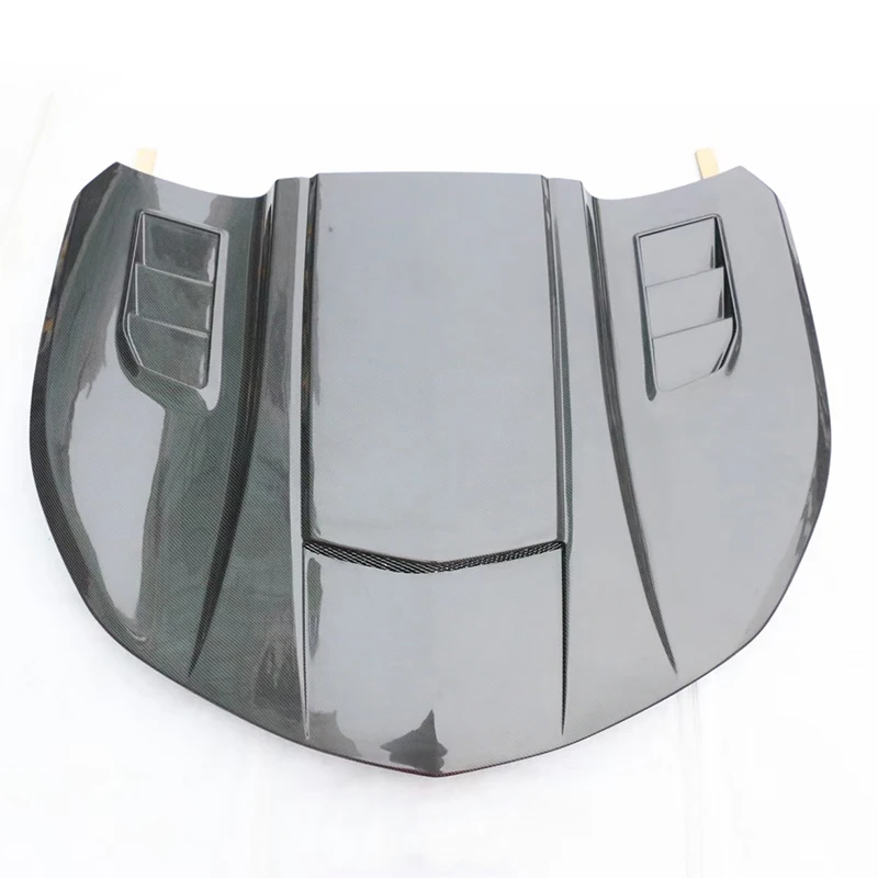 oem style ss clear vent carbon fiber hood bonnet for Chevrolet camaro