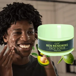 GZE MEN RENEWING FACE SCRUB Deep Exfoliating Facial Scrub Formulated with Jojoba Beads, Coffee Extract and Pumice