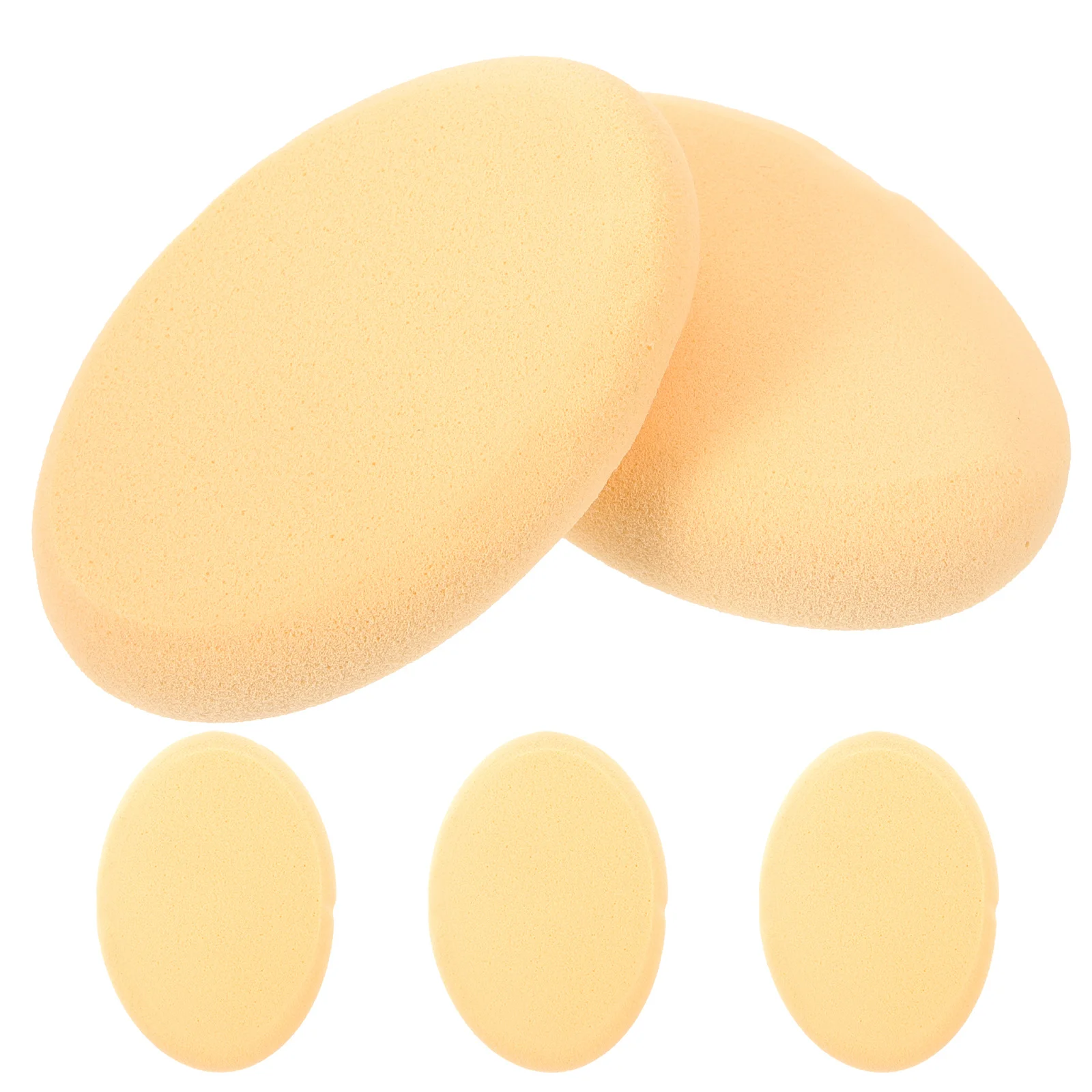 5Pcs Cream Powder Puff Oval Makeup Supple Makeup Tool for Loose Powder Foundation Simple Puff