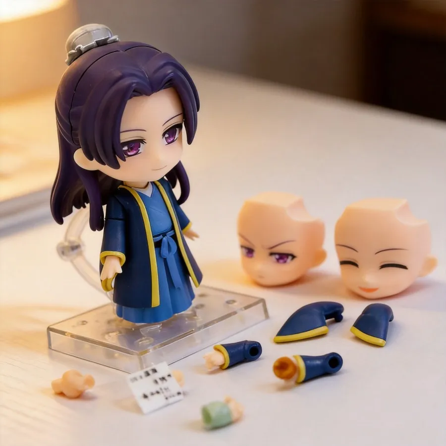 

Anime Figure The Apothecary Diaries Ninshi & Cat Q Version Clay Model #cp2372 10cm Movable Action Doll