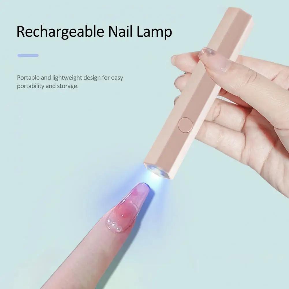 Nail Dry Lamp Professional Uv Lamp Fast Curing Gel Polish Portable Usb Rechargeable Led Nail Lamp for Quick Bake Dry Soft No