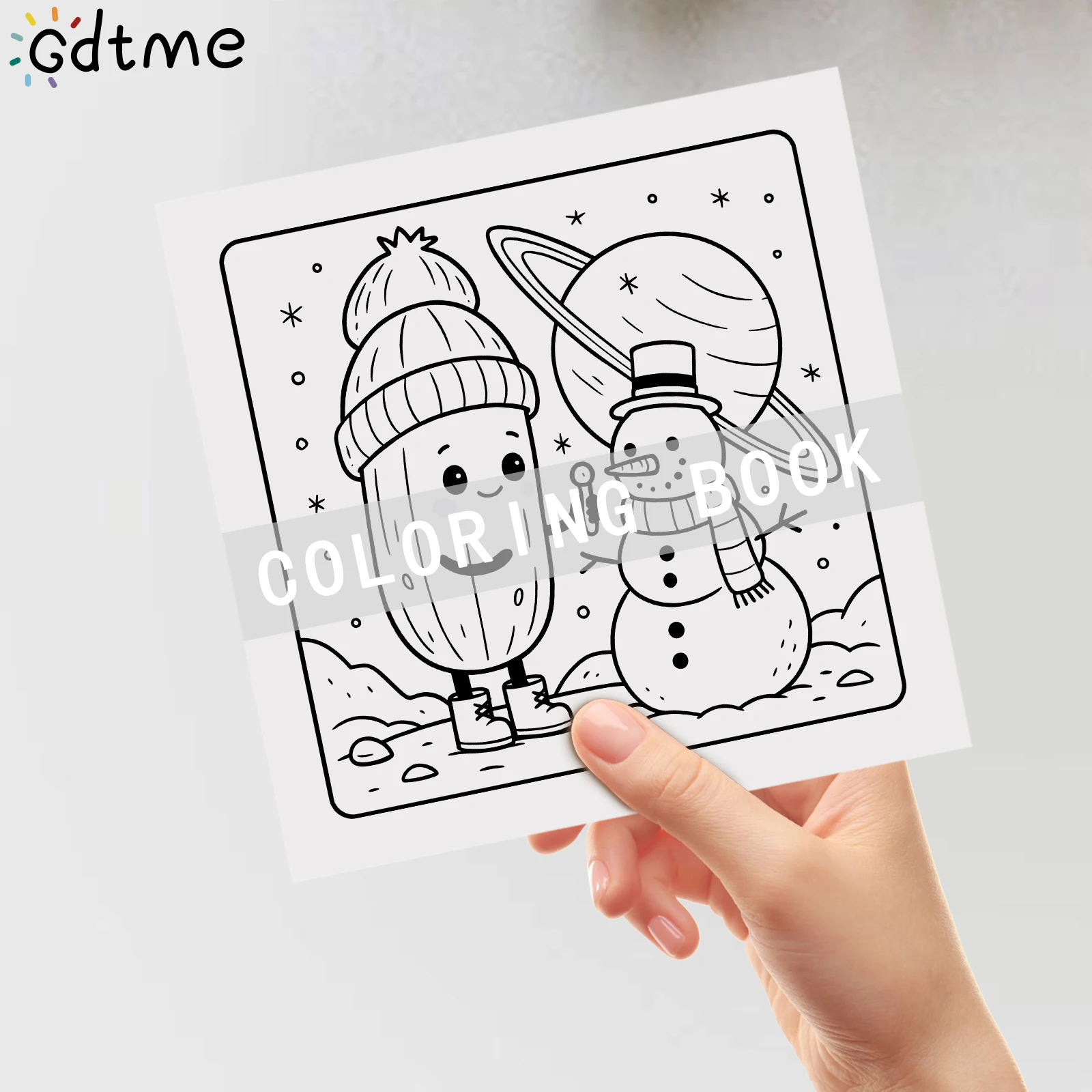 CUTE PICKLE'S LIFE Malbuch für Erwachsene und Jugendliche mit bezaubernden Charakteren und entzückenden Cartoon-Szenen, Bilderbuch ﻿ – Detail 3