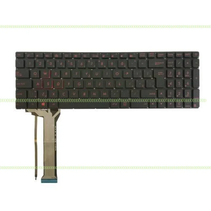 DD НОВАЯ для ASUS GL752 GL752V GL752VL GL752VW GL752VWM Чехия Словарианская клавиатура DD НОВАЯ для ASUS GL752 GL752V GL752VL GL752VW GL752VWM Чехия Словарианская клавиатура