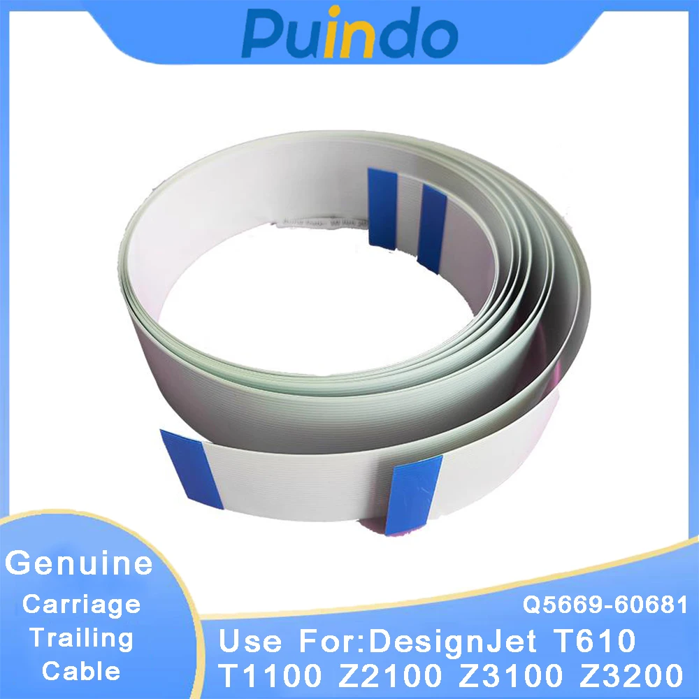 Genuine Q5669-60681 Q5669-67052 Carriage Trailing Cable for HP DesignJet T610 T1100 Z2100 Z3100 Z3200 24inch 44inch