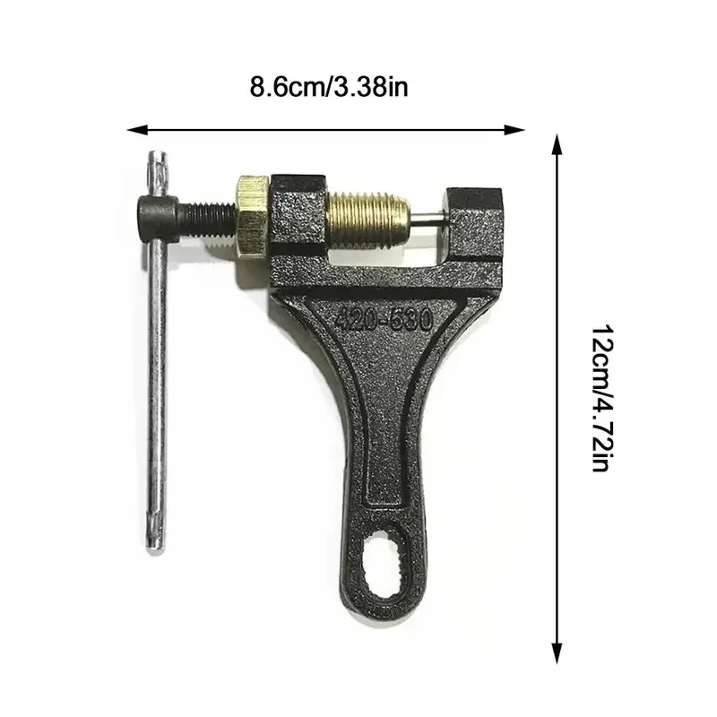 Universal Carbon Steel Spanner Link Splitter Pin Remover 420-530 Chain Breaker Cutter Repair Tools for Motorcycle Bike ATV