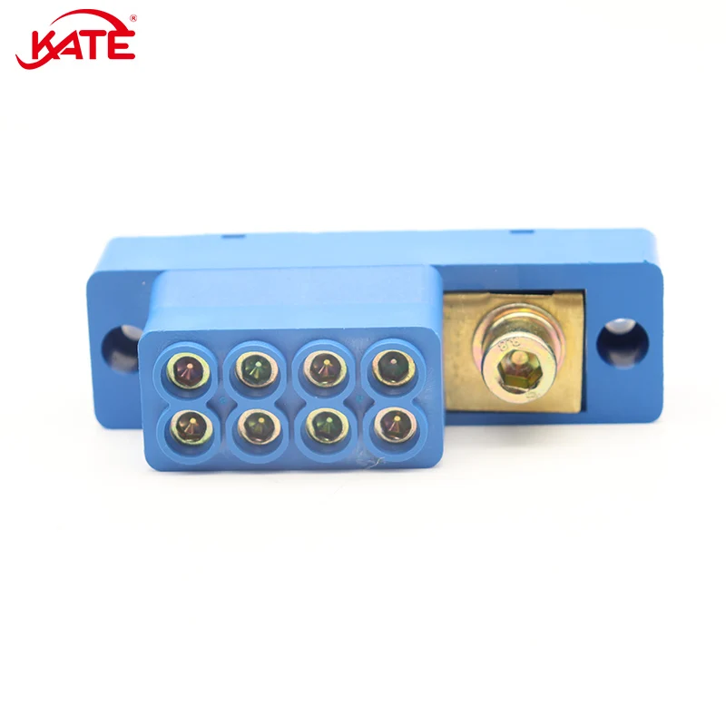 FJ6/SDGW Terminal Block One In Many Out 4/6/9/12/15 Way High Current Junction Box Single Sided Wire Connector Distribution Box