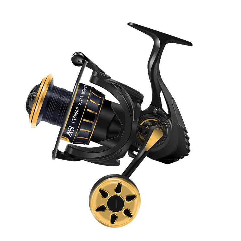 

Mavllos SHARK Metal Jigging Reel with Drag Power 10kg Ratio 5.7:1 Anti-corrosion Saltwater Strong Tuna Fishing Spinning Reel