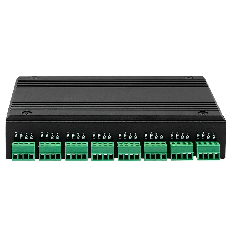 UOTEK 10/100M to 8-port RS 485 RS422 Serial Device Server with ESD and Isolated Protection Support MCP VCOM UT-6808MT