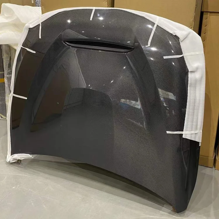 مصنع بيع GTS نمط تنفيس غطاء محرك السيارة الكربوني الحقيقي اغطية ألياف الكربون لسيارات BMW-F80 F82 M3 M4 2013 + #3