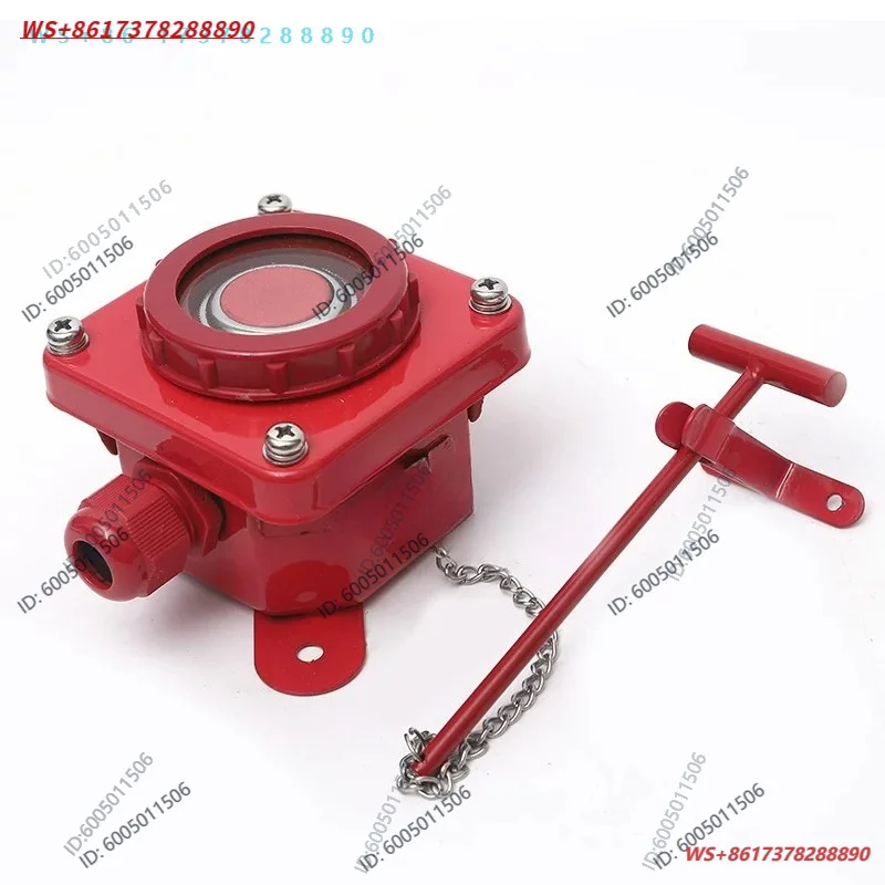 Marine button DK7-1/2 fire water button nylon steel single and double hole wind oil cut-off switch