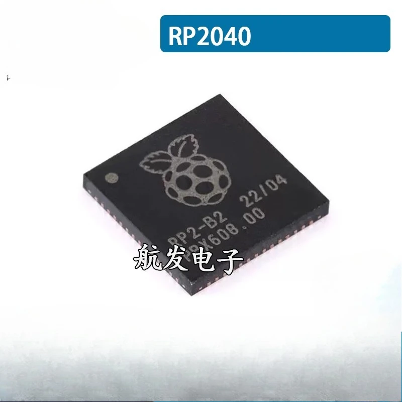 10PCS/LOT RP2040 RP2-B2 QFN56 ARM Cortex-M0 MCU 32-bit ARM Cortex M0+ RISC 16MB Flash 1.8V/3.3V 56-Pin QFN EP
