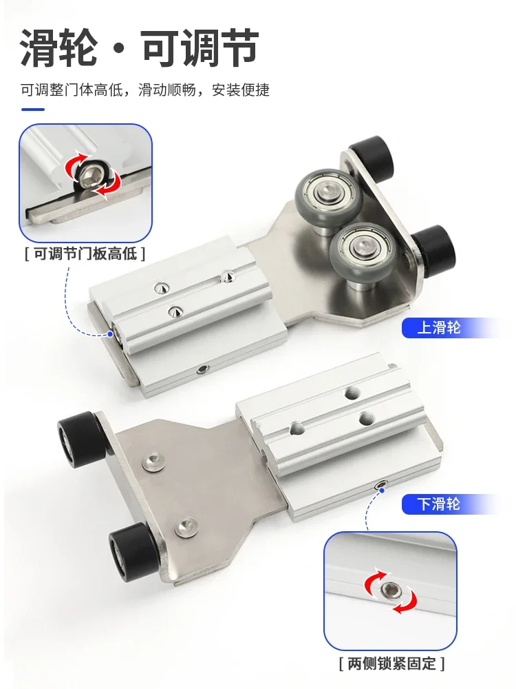 Hidden single-open button door slide rail plug-in telescopic side mount