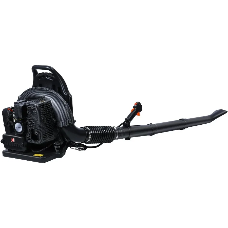 

Backpack Gas Powered Leaf Blower 63CC 665CFM Extreme Duty 2Stroke Petrol Powered Leaf Blowers for Lawn and Garden Care Ideal fo