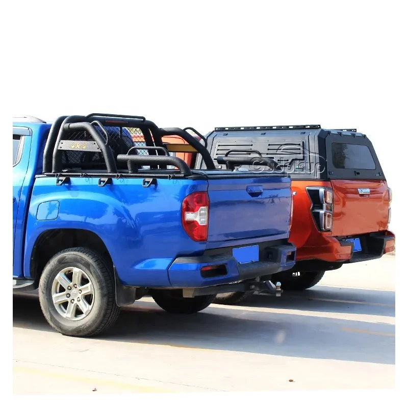 Factory High Quality 4x4 Grade Steel Dual Cab Pickup Truck Camper Canopy Hilux Hardtop For Navara Dodge Ram