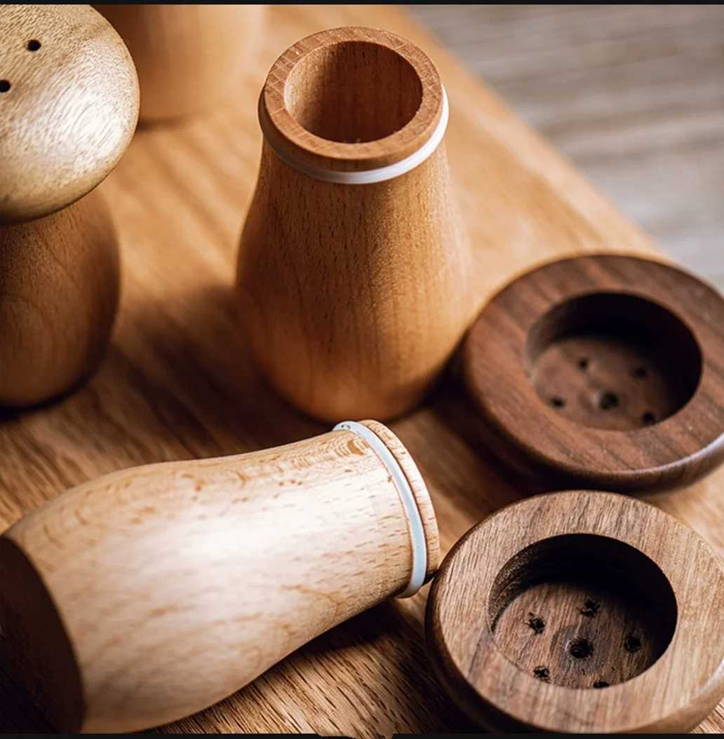 Retro Mushroom Toothpick Box Walnut Wood High Aesthetic Exquisite Cute Chinese Ancient Style Lightweight Home Decor