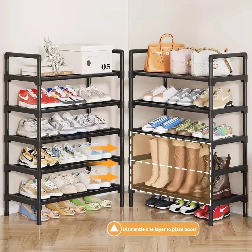 

Simple Metal Shoe Rack Multilaye Metal Shoe Rack Organizer Diy Easy Assemble Dustproof Boots Organizer Shoe Storage Shelf