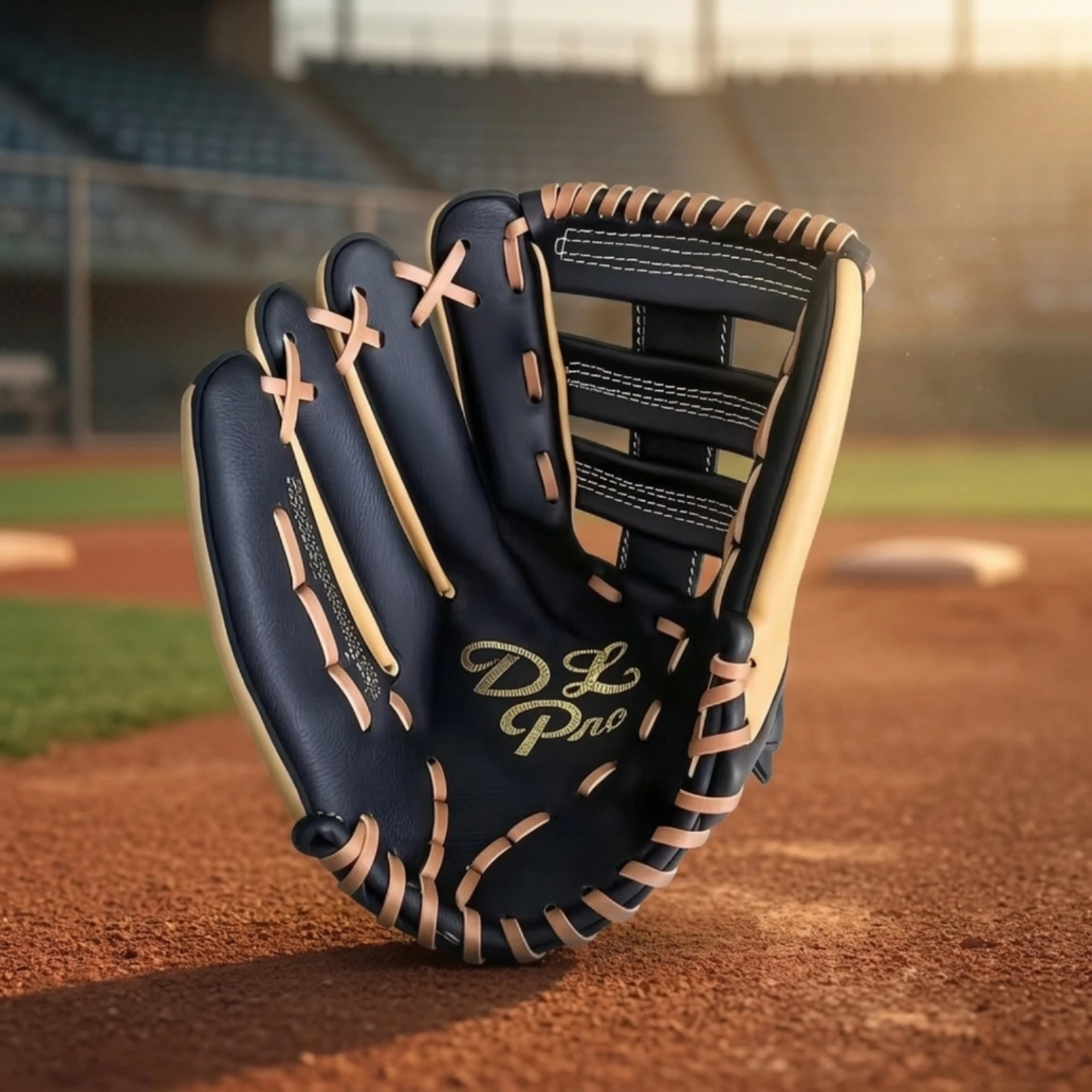 Baseball Glove Padded Baseball Glove Softball Glove Comfortable Protective for Players, Training view 3
