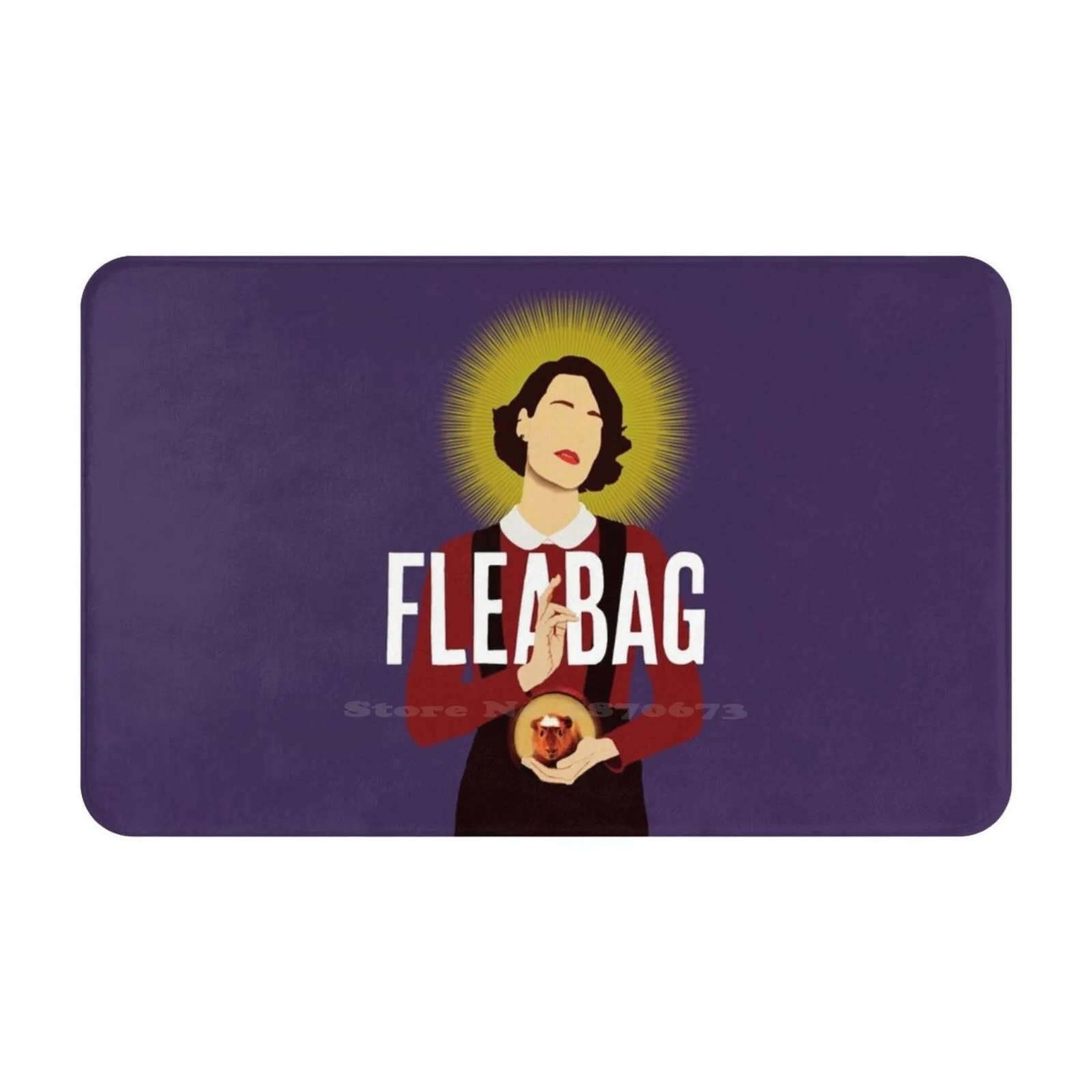 Simple Fleabag With Title 3D Household Goods Mat Rug Carpet Foot Pad Phoebe Waller Bridge Comedy Andrew Tv Show Killing Eve