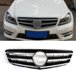 Front Bumper Grille Hood Grill For Mercedes-Benz C-Class W204 C180 C200 C300 C350 2008-2014 Tuning Grills
