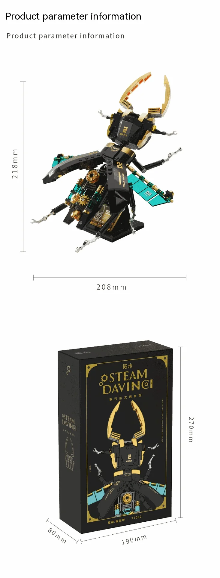 Mecha Insect Robot Building Blocks Technical Steam Punk Owl Animal Model Action Figure Mech Bricks Machine Toys For Boys