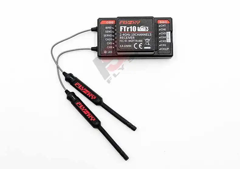 

【FTr10】FLYSKY 10-channel receiver, bidirectional, suitable for fixed-wing, FPV drones, cars and boats, compatible with PL18 &