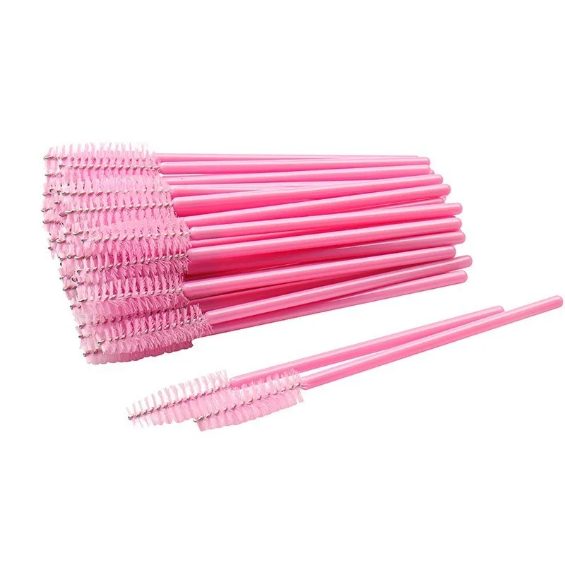 50Pcs Disposable Eyelash Brushes Eyelashes Extension Tools Eyebrow Brush Mascara Wands Applicator Spoolers Eye Lashes Cosmetic