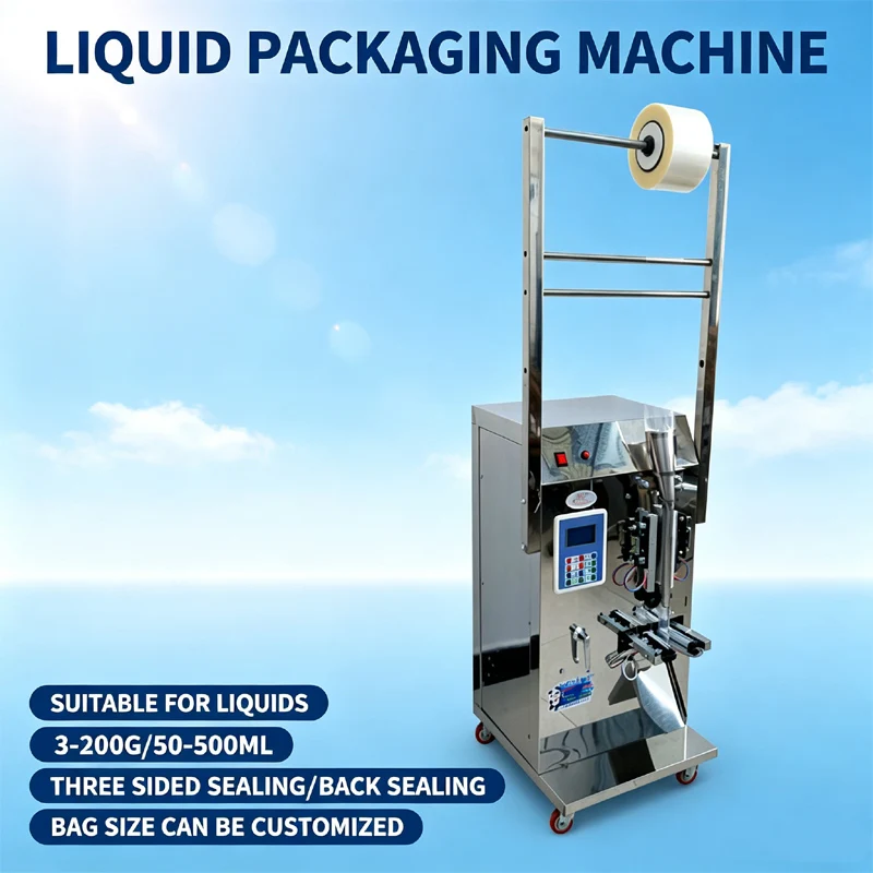 Automatic Liquid Packaging Machine For Takeaway Packaging Cag Restaurant Canteen Supermarket Liquid Packing Machine