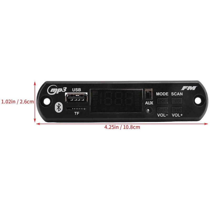 Best-2X25W JQ-D011BT Bluetooth MP3-декодер, плата усилителя мощности, FM-радио, модуль «сделай сам», поддержка TF-плеер, запись вызовов