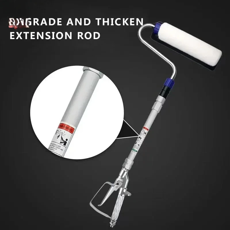 Topspray   Airless Paint Roller Spray Extension Pole Spray Powder Coating Tools AirbrushHigh Pressure Paint