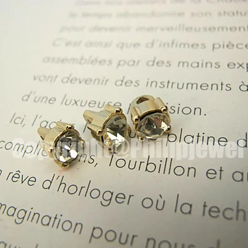 Crystal Metal Charm Naaien Op Schacht Kostuum Knoppen voor Shirt Trui Mode Ornament Accessoires 6 stks veel