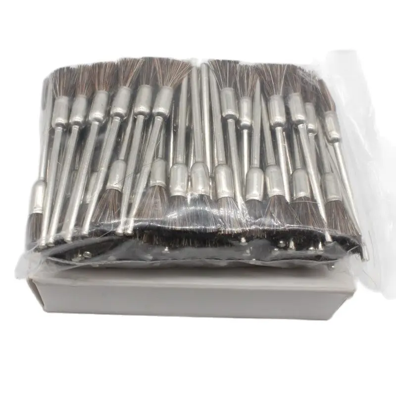 144PCS 100PCS Abrasive Brushes Wheel 19mm 22mm 25mm Jewelry Polishing Mop for Dremel Drill Grinding 2.35MM Shank