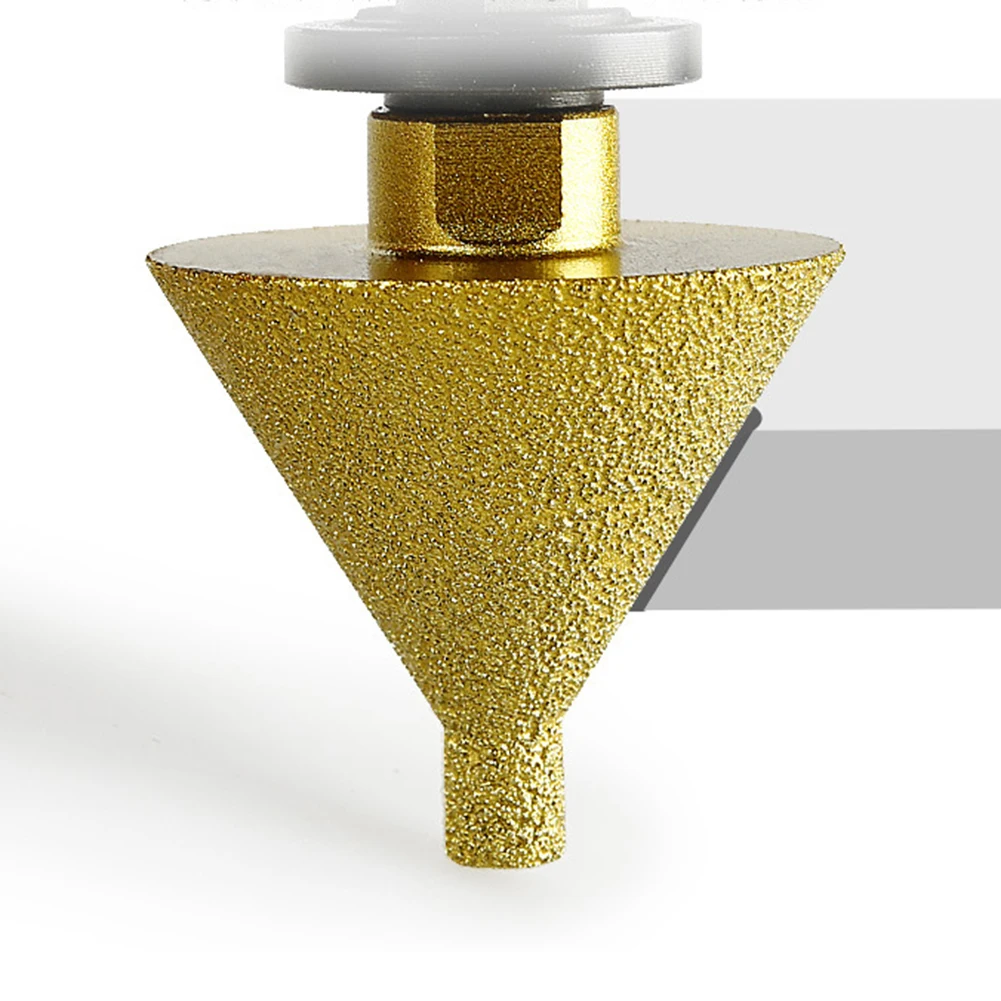 M10 Diamond Chamfer Router Bits 38/50mm Milling Tile Cutter Marble Concrete Holes Saw Masonry Drilling Crowns Construction Tools