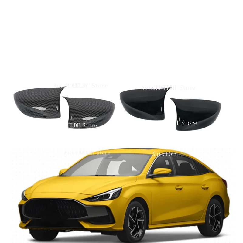 Rearview Side Mirror Cover For MG 5 MG5 2021 Car Side Mirror Exterior Door Rear View Case Trim Sticker Decoration