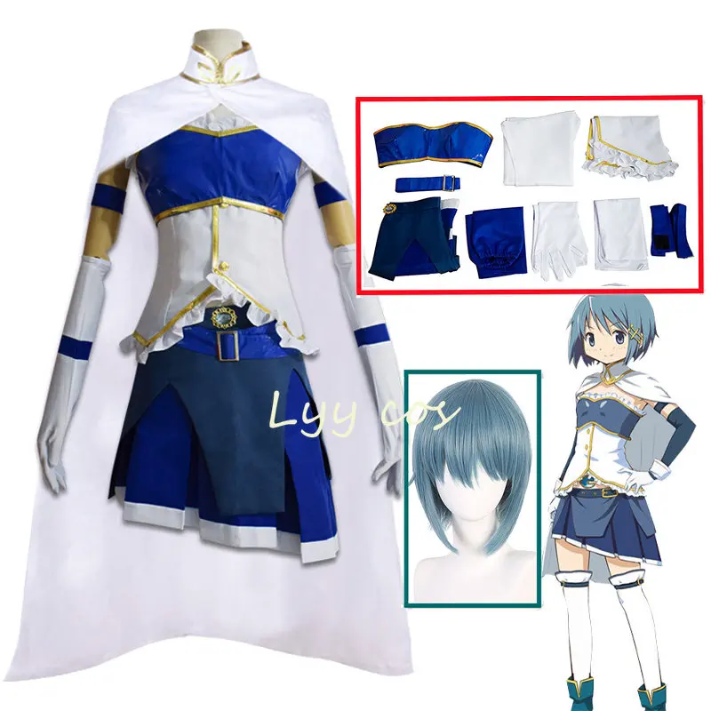 Costumes de Cosplay de l'anime Puella, déguisement de Madoka, uniforme de Cosplay Miki Sayaka, tenue de jeu de rôle de fête d'halloween