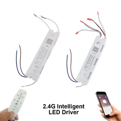 Pilote LED intelligent avec télécommande RF, éclairage de gradation, AC 220V, 2.4G, 12-40W, 36-50W, 40-60W, 50-72W, X2 Tage, X6, X8, Kampma