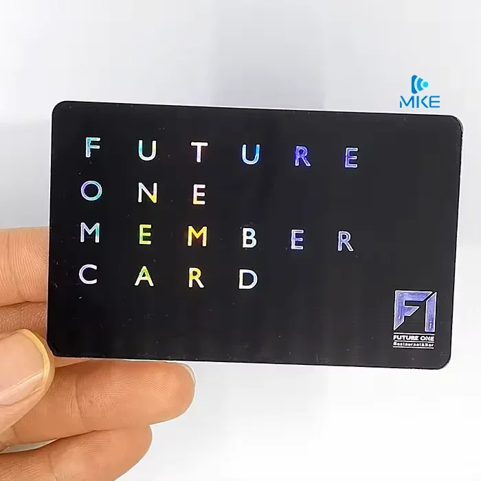 Custom Matt Black Plastic Business Pvc Cards