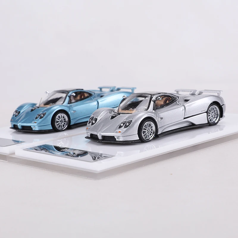 LMF 1:64 Zonda C12s سبيكة نموذج سيارة غطاء المحرك جذب مغناطيسيًا يمكن إزالةها #1